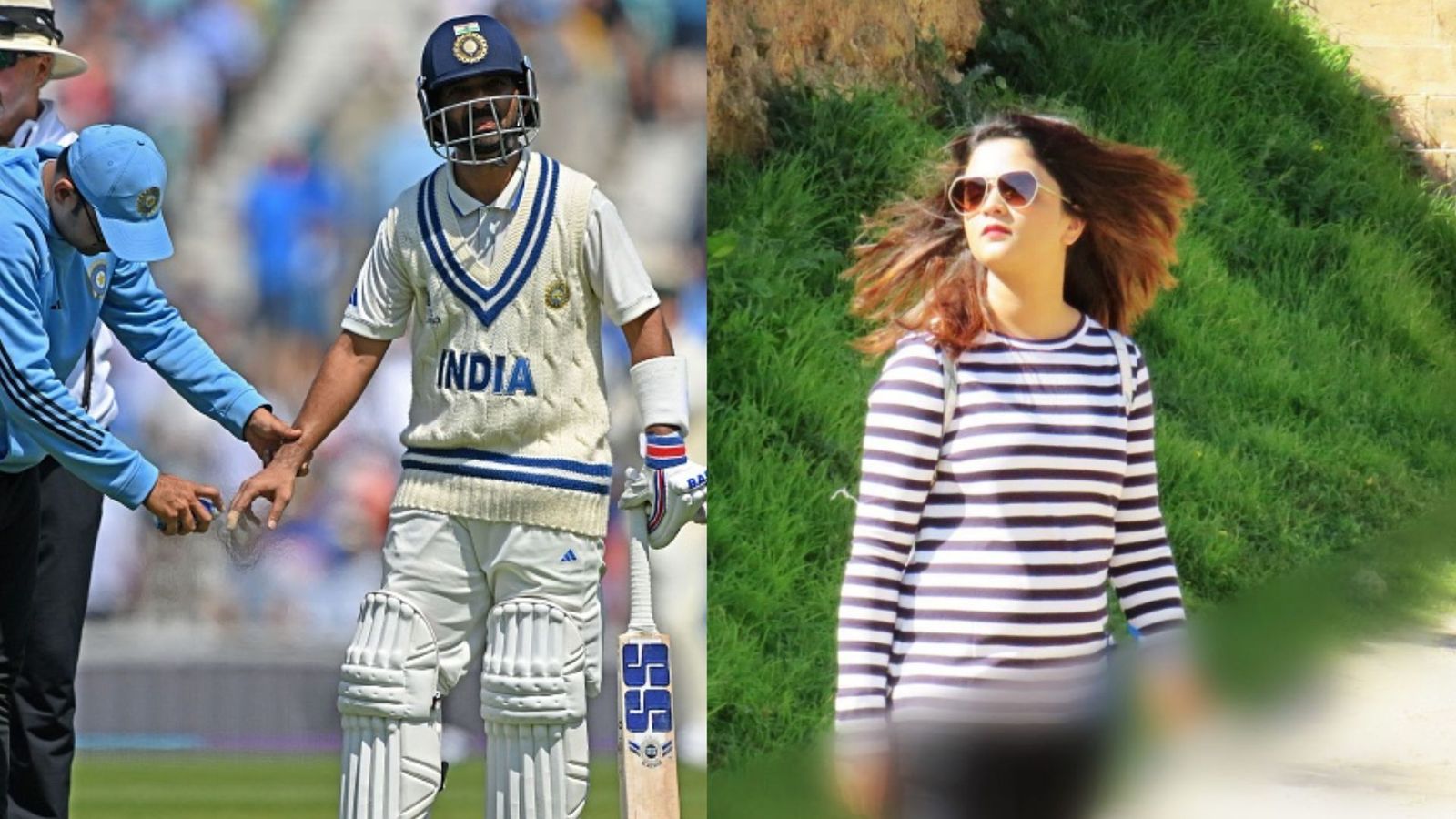 Ajinkya Rahane Wife : WTC Final में दर्द से कराहते हुए रहाणे ने ठोके 89 रन, पत्नी ने किया जज्बे को सलाम, कहा - उंगली में चोट के बावजूद... Ajinkya Rahane Wife : WTC Final में दर्द से कराहते हुए रहाणे ने ठोके 89 रन, पत्नी ने किया जज्बे को सलाम, कहा - उंगली में चोट के बावजूद...