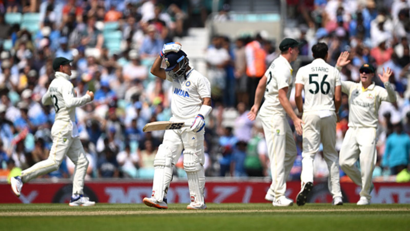 ऑस्ट्रेलिया बना वर्ल्ड टेस्ट चैंपियन, भारत 55 रन में 7 विकेट गंवाकर दूसरी बार WTC Final हारा, लंबा हुआ ICC Trophy का इंतजार ऑस्ट्रेलिया बना वर्ल्ड टेस्ट चैंपियन, भारत 55 रन में 7 विकेट गंवाकर दूसरी बार WTC Final हारा, लंबा हुआ ICC Trophy का इंतजार