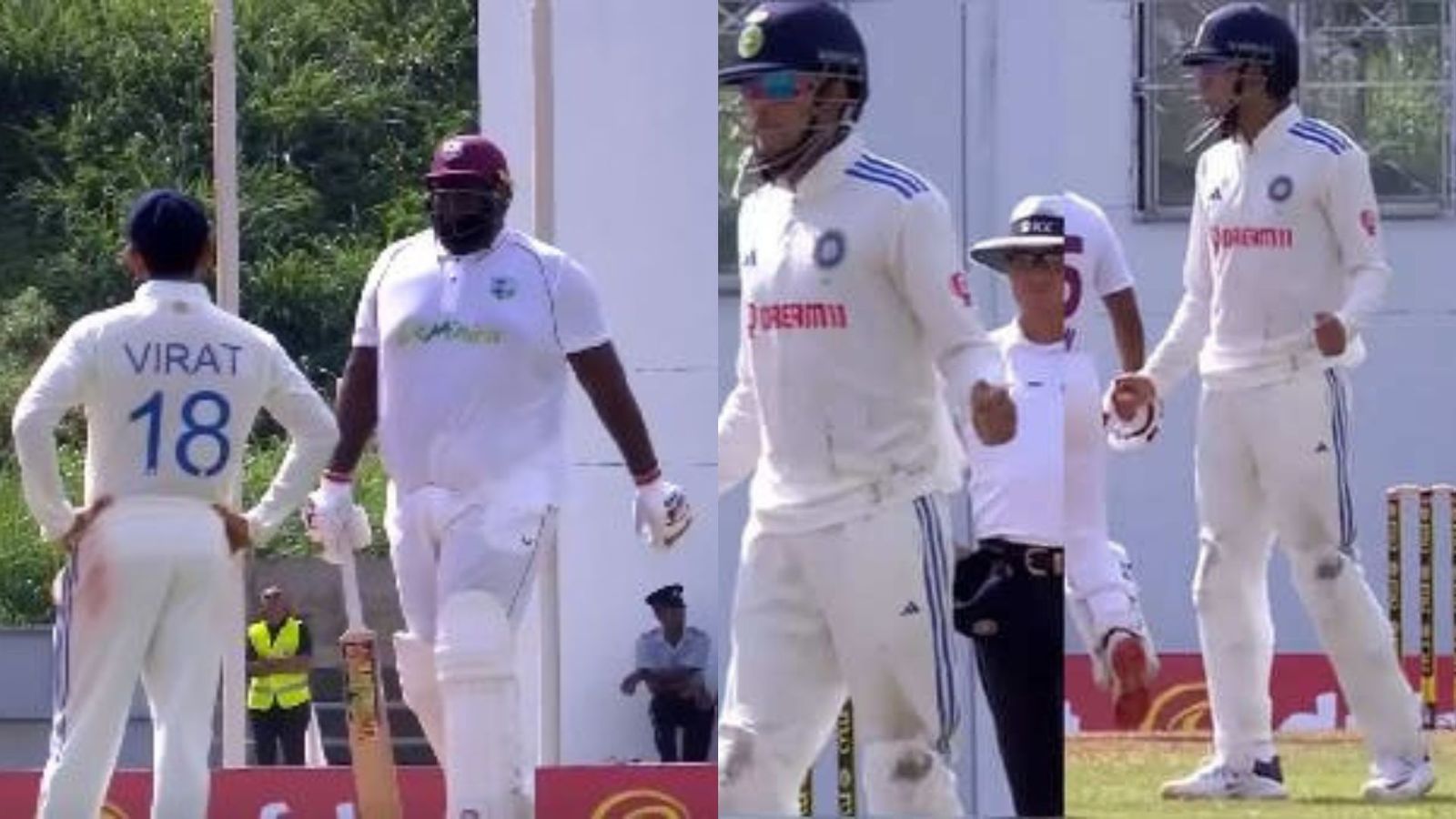 IND vs WI: 140 किलो के रहकीम कॉर्नवाल स्ट्राइक पर आए तो गिल ने दिखाए डांस स्टेप्स, देखते रह गए कोहली, VIDEO IND vs WI: 140 किलो के रहकीम कॉर्नवाल स्ट्राइक पर आए तो गिल ने दिखाए डांस स्टेप्स, देखते रह गए कोहली, VIDEO