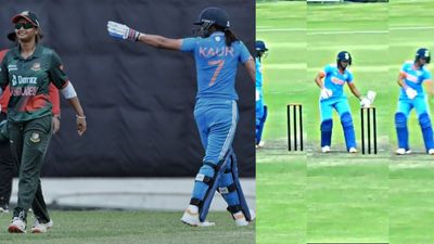 खराब अंपायरिंग को हरमनप्रीत कौर ने बताया घटिया, गुस्से में तोड़े स्टम्प्स, कहा- अगली बार जब हम यहां आएंगे तो...VIDEO SportsTak Hindi