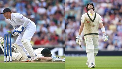 Ashes 2023 में नया बवाल! स्टीव स्मिथ का बल्ला क्रीज से बाहर, थ्रो स्टंप्स से लगा फिर भी रन आउट नहीं, जानिए क्यों SportsTak Hindi