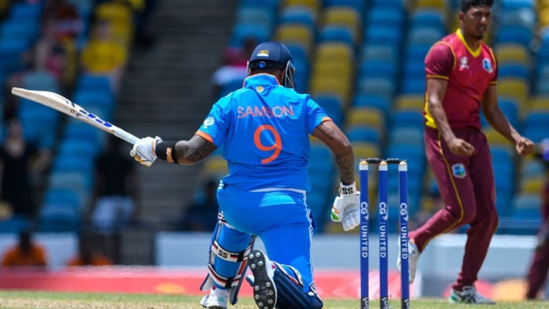 IND vs WI : 245 दिन बाद भी नहीं चला संजू सैमसन का बल्ला, 9 रन बनाकर हुए OUT, फैंस ने सोशल मीडिया पर निकाला गुस्सा 