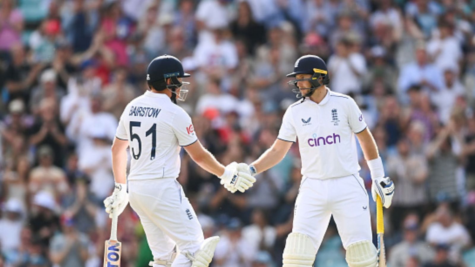 Ashes 2023 : रूट और बेयरस्टो के धमाके से इंग्लैंड ने ऑस्ट्रेलिया को दिया माकूल जवाब, हासिल की 377 रनों की विशाल बढ़त Ashes 2023 : रूट और बेयरस्टो के धमाके से इंग्लैंड ने ऑस्ट्रेलिया को दिया माकूल जवाब, हासिल की 377 रनों की विशाल बढ़त