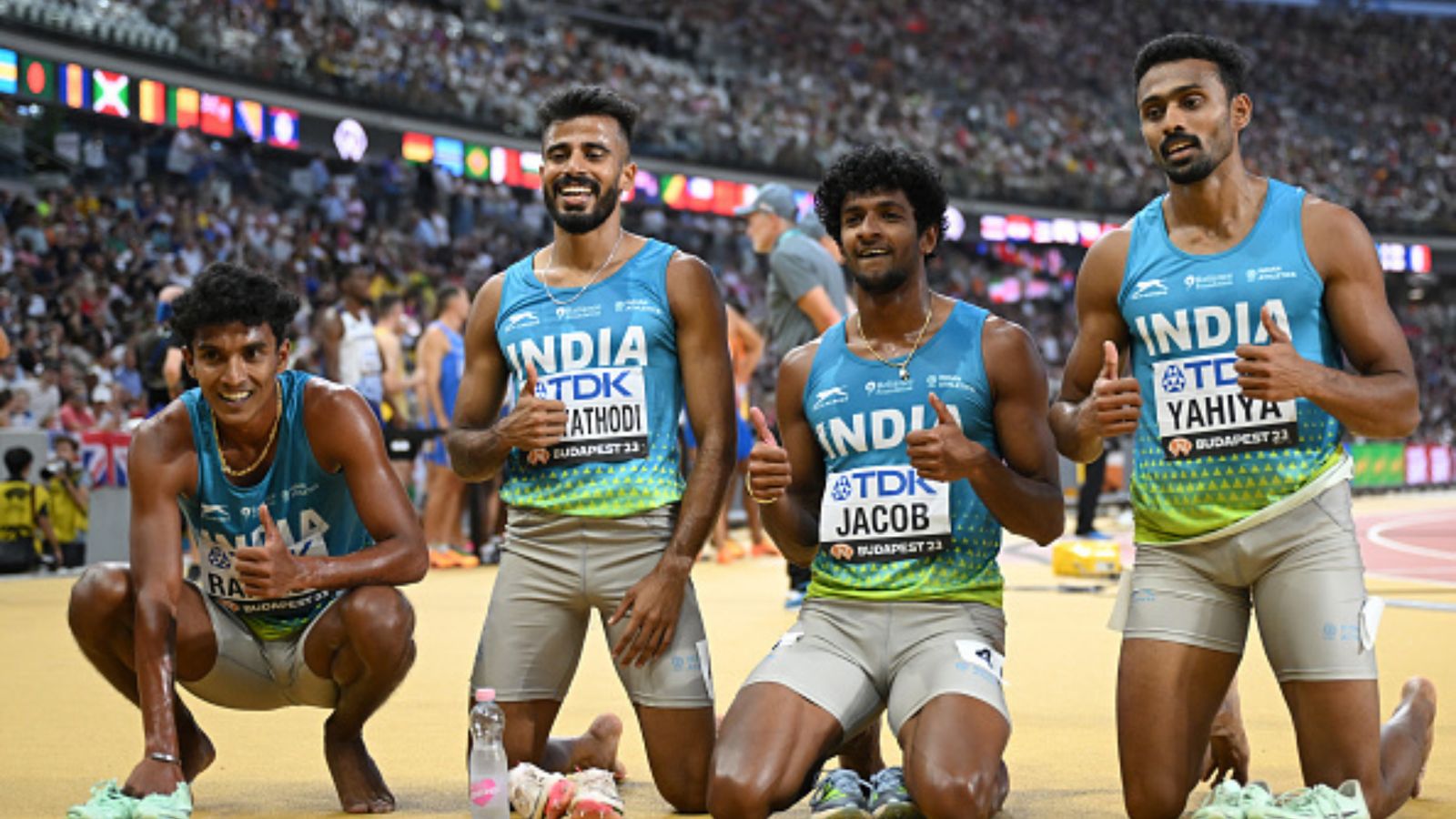 World Athletics Championships: भारतीय पुरुष टीम का धमाल, एशियन रिकॉर्ड चकनाचूर कर 4*400 मीटर रिले में फाइनल में पहुंची World Athletics Championships: भारतीय पुरुष टीम का धमाल, एशियन रिकॉर्ड चकनाचूर कर 4*400 मीटर रिले में फाइनल में पहुंची
