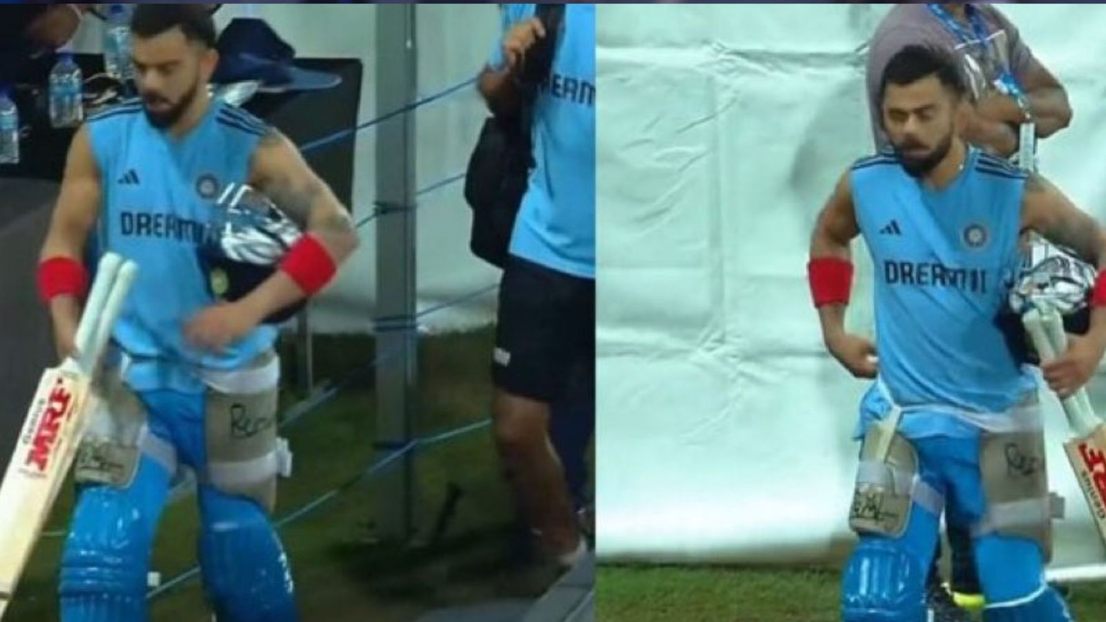 IND vs BAN: बांग्लादेश के खिलाफ Playing 'XI' से बाहर हुए विराट कोहली ने क्यों उठाया बल्ला? LIVE मैच की तस्वीर वायरल IND vs BAN: बांग्लादेश के खिलाफ Playing 'XI' से बाहर हुए विराट कोहली ने क्यों उठाया बल्ला? LIVE मैच की तस्वीर वायरल