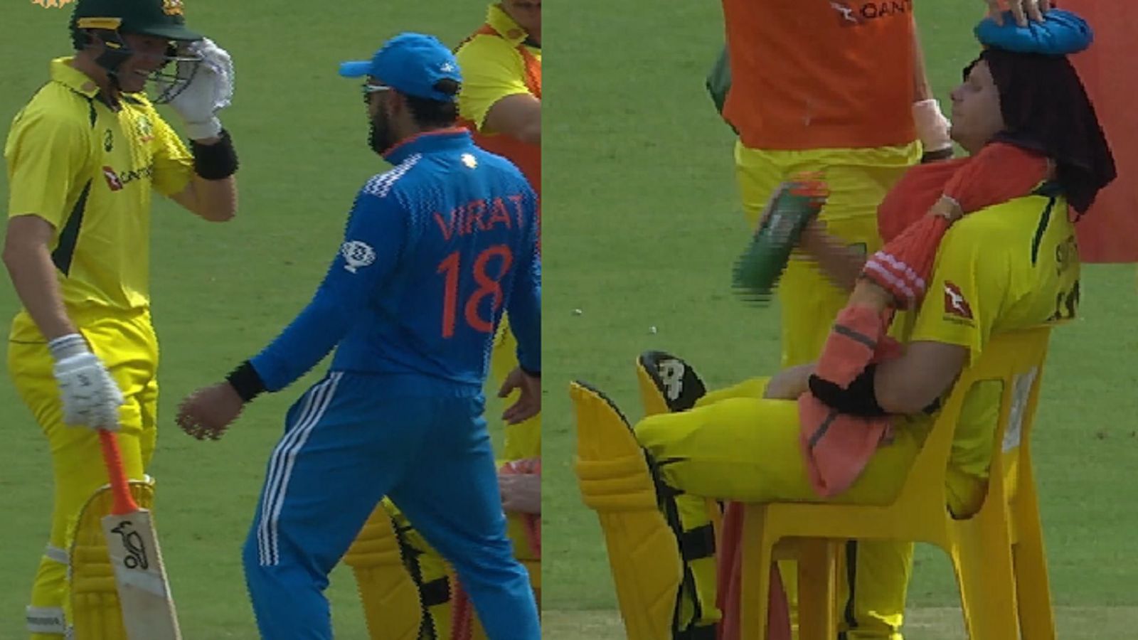 IND vs AUS: गर्मी से परेशान होते स्मिथ और लाबुशेन के सामने कोहली का डांस, देखें Video IND vs AUS: गर्मी से परेशान होते स्मिथ और लाबुशेन के सामने कोहली का डांस, देखें Video