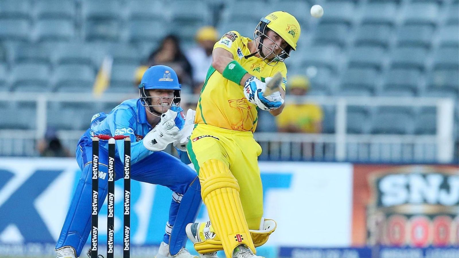 23 छक्के, 4 चौके, 40 गेंद में कूटे 163 रन, वर्ल्ड कप के बीच साउथ अफ्रीकी खिलाड़ी ने मचाया बवाल, देखिए Video 23 छक्के, 4 चौके, 40 गेंद में कूटे 163 रन, वर्ल्ड कप के बीच साउथ अफ्रीकी खिलाड़ी ने मचाया बवाल, देखिए Video