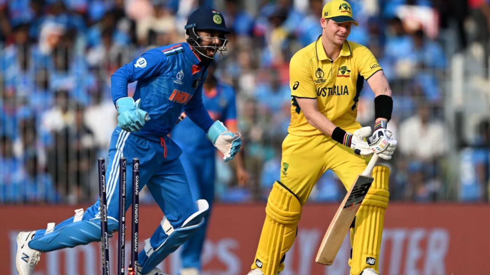 IND vs AUS: 4 वर्ल्ड कप और 20 साल बाद भारत ने ऑस्ट्रेलिया को इस चमत्कार से रोका, स्मिथ के आउट होते ही हुआ करिश्मा IND vs AUS: 4 वर्ल्ड कप और 20 साल बाद भारत ने ऑस्ट्रेलिया को इस चमत्कार से रोका, स्मिथ के आउट होते ही हुआ करिश्मा