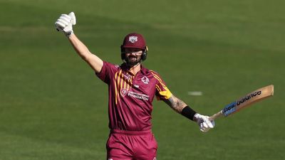 9 बल्लेबाज आउट, जीत के लिए बाकी थे 72 रन, फिर 11वें नंबर का ऑस्ट्रेलियाई खिलाड़ी कहर लाया, छक्का लगाकर मैच जिताया केन रिचर्डसन. (Getty Images)