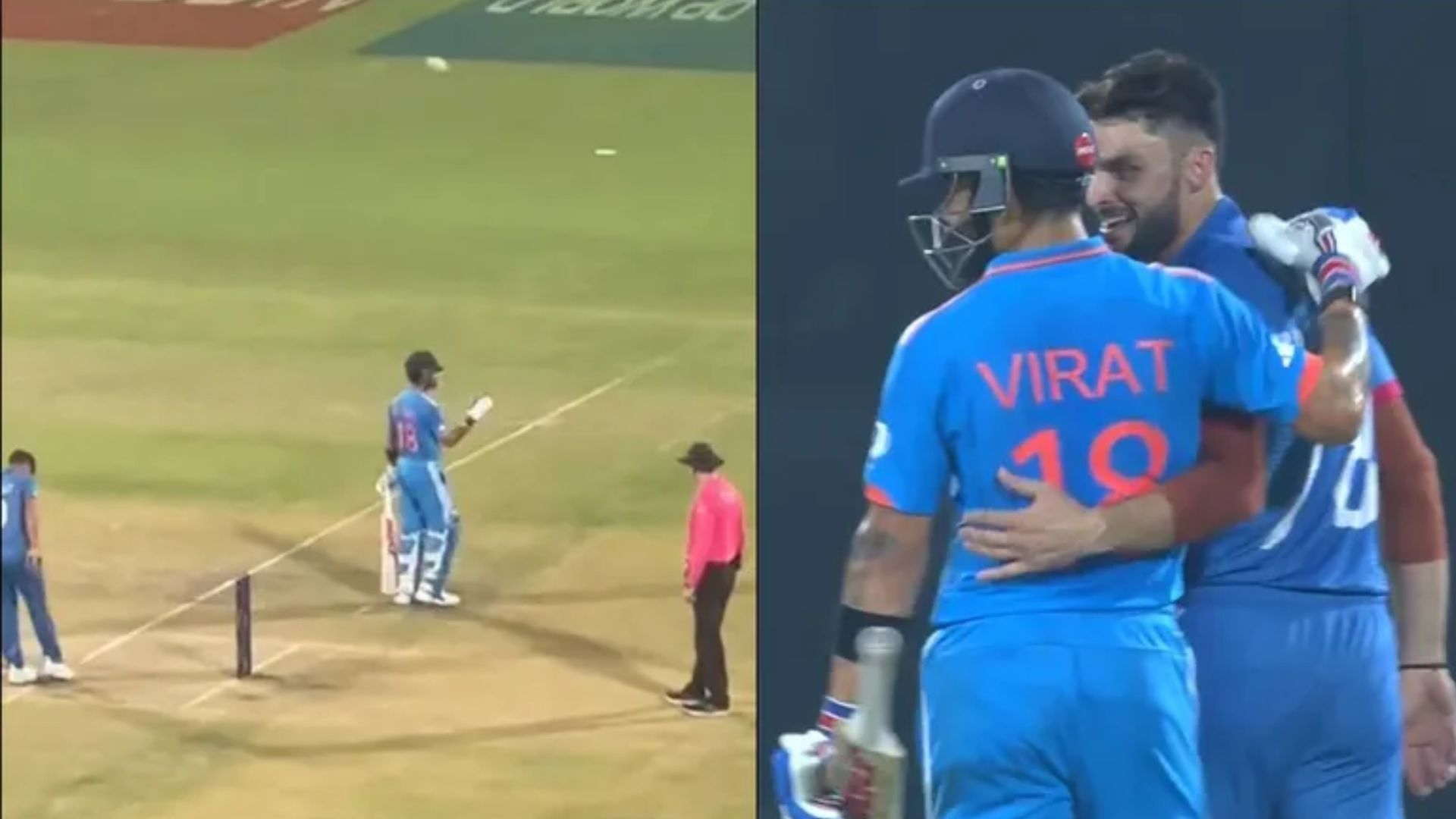 Kohli vs Naveen : नवीन उल हक़ के पीछे पड़े फैंस तो कोहली ने बीच मैदान किया ये इशारा, दिल जीत लेगा ये Video!