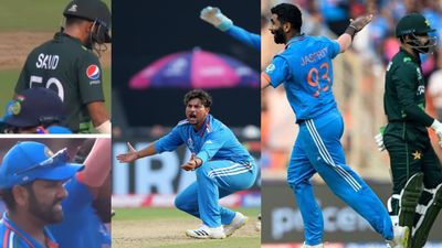 IND vs PAK : 12 गेंदों में बुमराह-कुलदीप ने तोड़ी पाकिस्तान की कमर, 4 बल्लेबाजों को भेजा पवेलियन, भारत ने कसा शिकंजा, देखें VIDEO कुलदीप यादव और जसप्रीत बुमराह