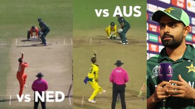 Babar Azam : 14 दिन में भी नहीं सुधरे पाकिस्तानी कप्तान बाबर आजम, नीदरलैंड्स वाली पुरानी चाल से फिर हुए ढेर, ICC ने Video से खोली बड़ी पोल बाबर आजम