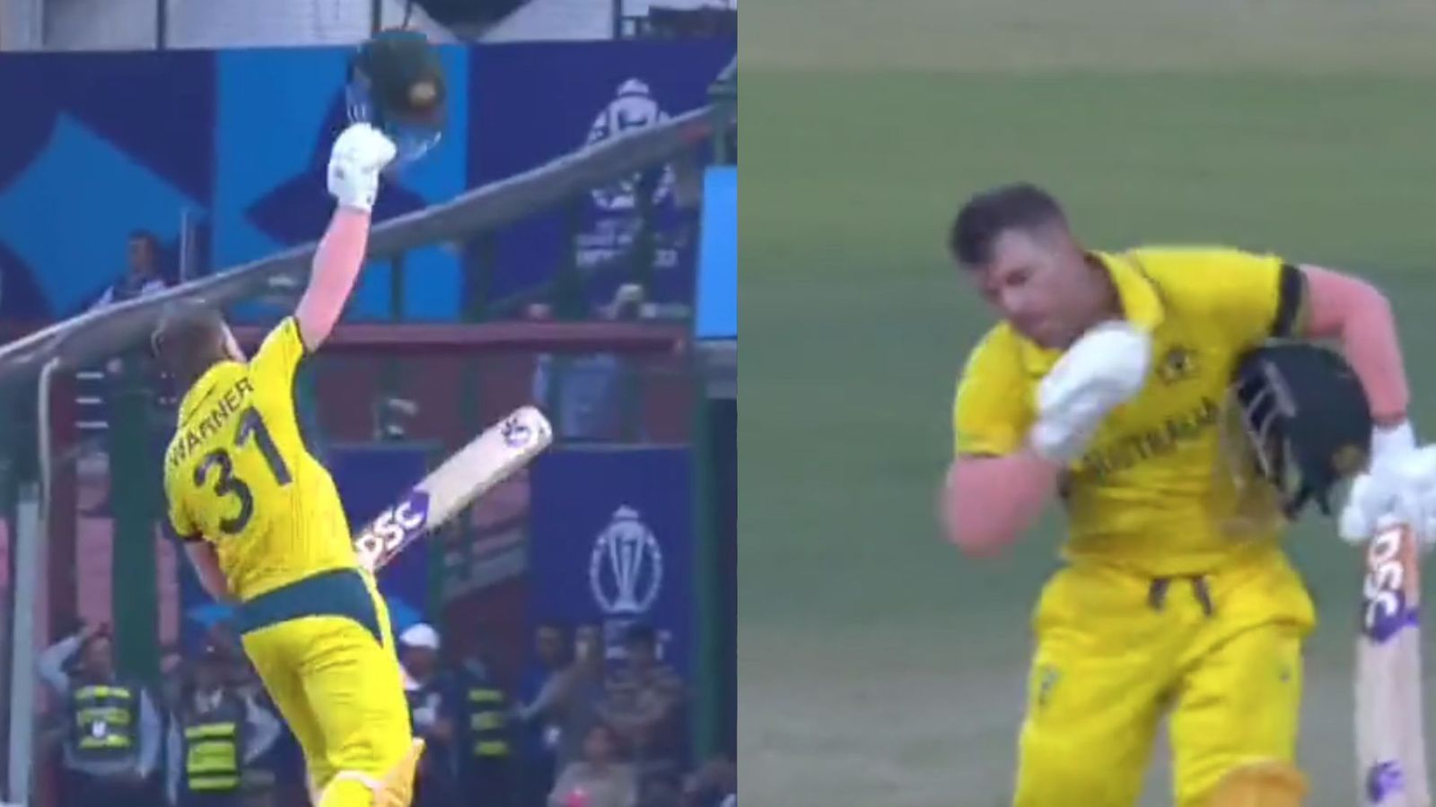 AUS vs NED : पाकिस्तान को रुलाने के बाद वॉर्नर ने नीदरलैंड्स को फोड़ा, शतक जड़कर सचिन तेंदुलकर के रिकॉर्ड पर रखा कदम, पुष्पा स्टाइल में जश्न का Video वायरल AUS vs NED : पाकिस्तान को रुलाने के बाद वॉर्नर ने नीदरलैंड्स को फोड़ा, शतक जड़कर सचिन तेंदुलकर के रिकॉर्ड पर रखा कदम, पुष्पा स्टाइल में जश्न का Video वायरल