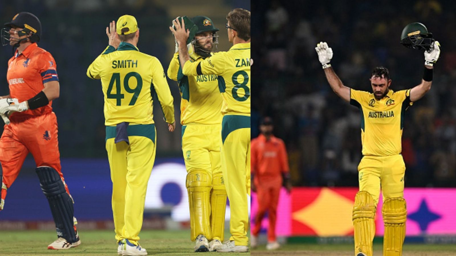 AUS vs NED : 309 रन से नीदरलैंड्स को रौंद कर ऑस्ट्रेलिया ने दर्ज की वर्ल्ड कप में सबसे बड़ी जीत, वॉर्नर और मैक्सवेल ने शतकों से लूटी महफ़िल AUS vs NED : 309 रन से नीदरलैंड्स को रौंद कर ऑस्ट्रेलिया ने दर्ज की वर्ल्ड कप में सबसे बड़ी जीत, वॉर्नर और मैक्सवेल ने शतकों से लूटी महफ़िल