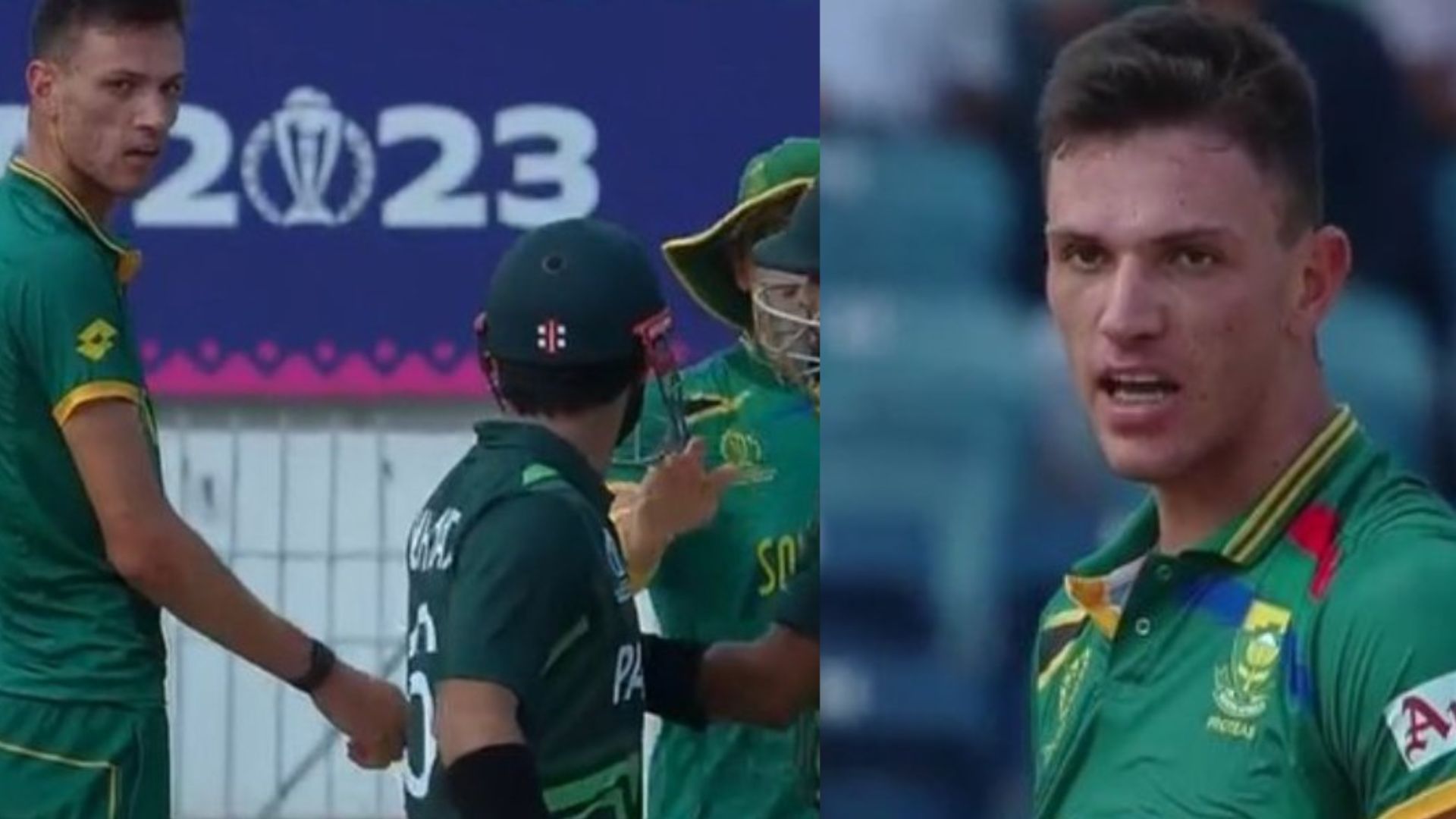 PAK vs SA : रिजवान का मैदान में आते ही मार्को यानसन से हुआ पंगा, देखते रह गए बाबर आजम, फिर तीसरे खिलाड़ी ने कैसे लिया बदला, देखें Video