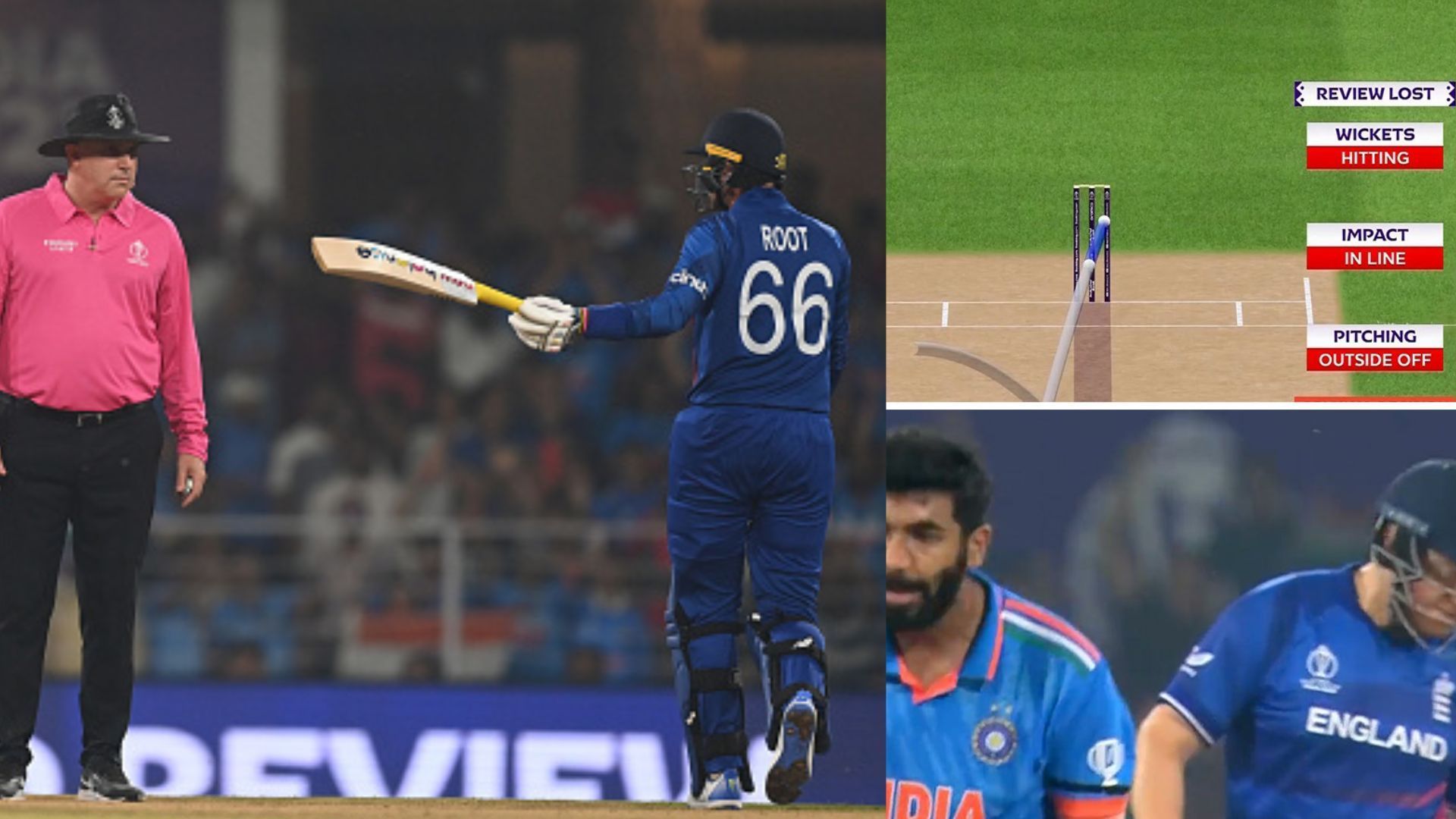 IND vs ENG : गोल्डन डक पर आउट होते ही बौखला गए जो रूट, अंपायर को बल्ला दिखाकर ये क्या कर डाला? देखें Video 