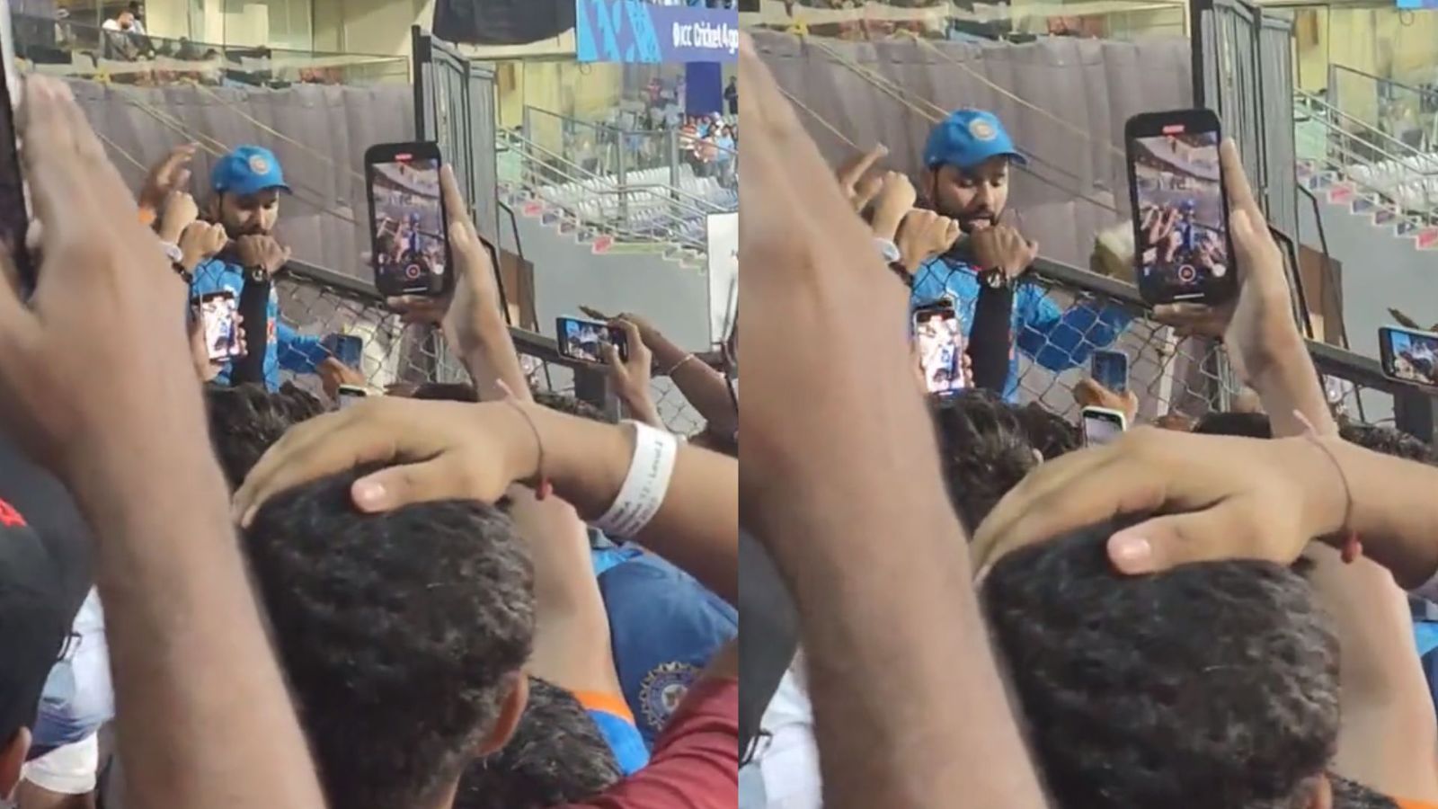 IND vs SL : 302 रन की जीत से झूमे रोहित शर्मा, सेमीफाइनल का टिकट मिलते ही स्टैंड्स में फैंस को दिया नायाब गिफ्ट, Video मिनटों में वायरल IND vs SL : 302 रन की जीत से झूमे रोहित शर्मा, सेमीफाइनल का टिकट मिलते ही स्टैंड्स में फैंस को दिया नायाब गिफ्ट, Video मिनटों में वायरल