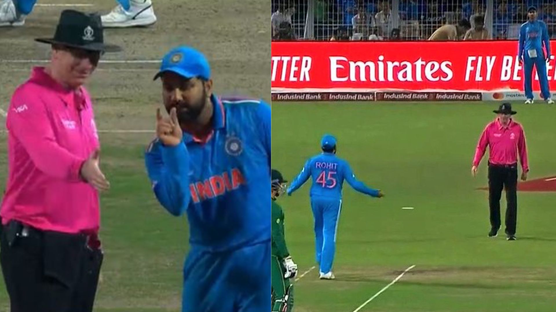 IND vs SA: रोहित शर्मा ने मैच में अंपायर को डांटा! फील्डिंग पॉजीशन के लिए हटने को किया मजबूर