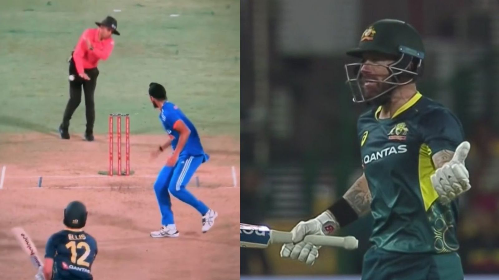 IND vs AUS : 6 गेंद, 10 रन की दरकार में क्या अंपायर के चलते हारी ऑस्ट्रेलिया? फैंस ने उड़ाया मजाक, Video आया सामने  IND vs AUS : 6 गेंद, 10 रन की दरकार में क्या अंपायर के चलते हारी ऑस्ट्रेलिया? फैंस ने उड़ाया मजाक, Video आया सामने