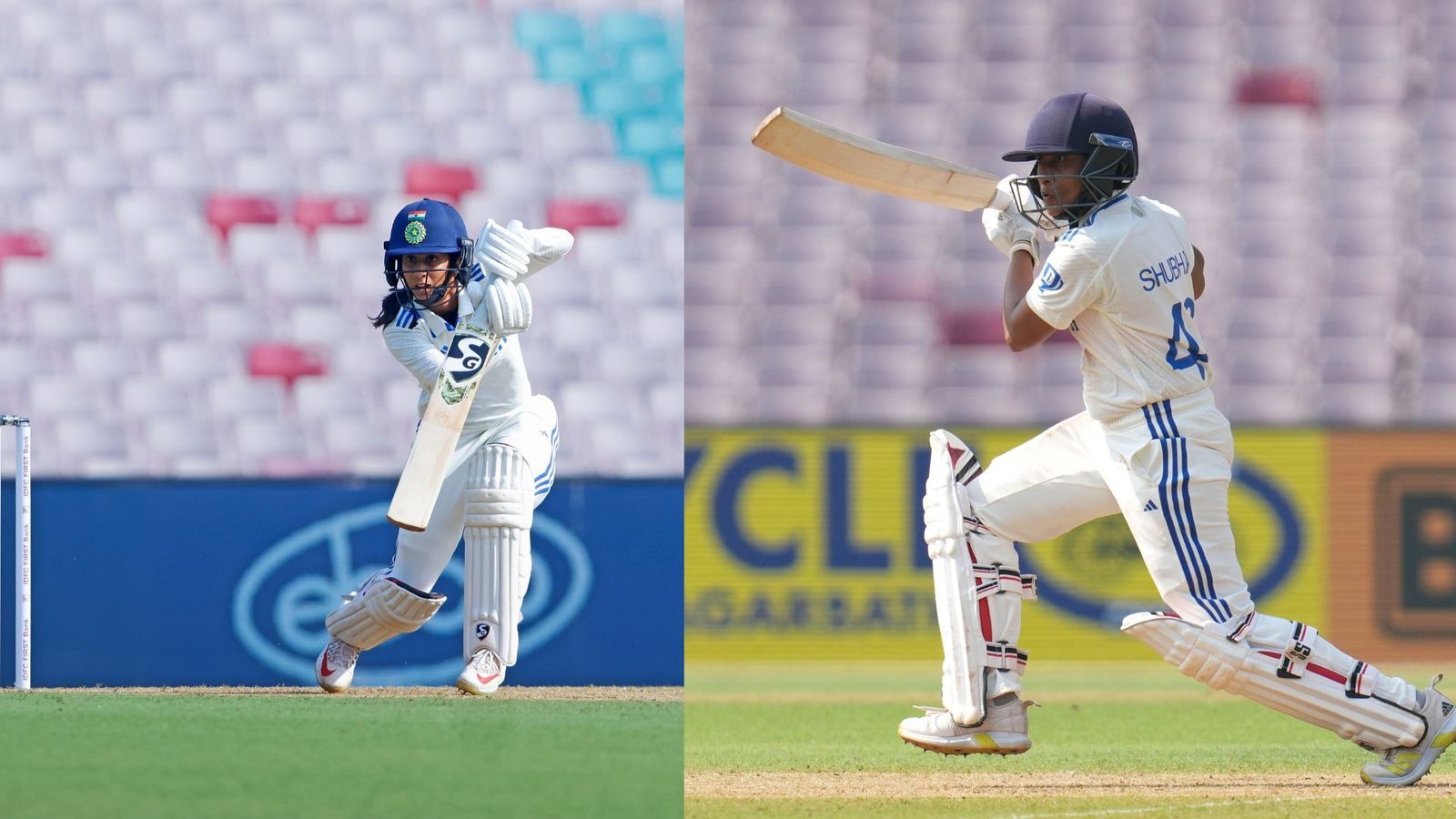 IND W vs ENG W: डेब्यू मैच में ही भारत की इन दो महिला खिलाड़ियों ने ठोका अर्धशतक, एक बनी सबसे तेज 50 जड़ने वाली दूसरी महिला IND W vs ENG W: डेब्यू मैच में ही भारत की इन दो महिला खिलाड़ियों ने ठोका अर्धशतक, एक बनी सबसे तेज 50 जड़ने वाली दूसरी महिला