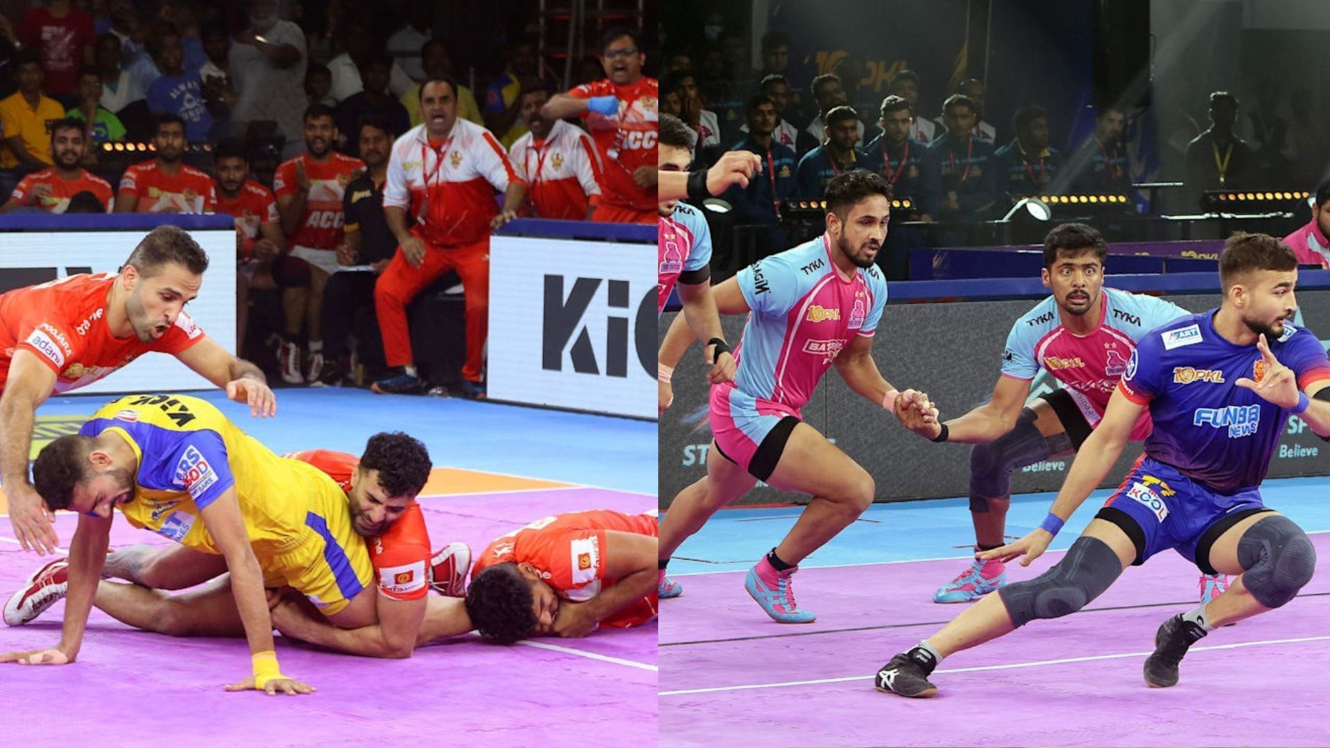 Pro Kabaddi League: जुयपुर- दिल्ली के बीच मुकाबला हुआ टाई तो गुजरात ने तमिल थलाइवाज को हराकर लगाया जीत का पंजा
