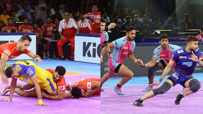 Pro Kabaddi League: जुयपुर- दिल्ली के बीच मुकाबला हुआ टाई तो गुजरात ने तमिल थलाइवाज को हराकर लगाया जीत का पंजा जयपुर- दिल्ली और गुजरात- तमिल की टीमें