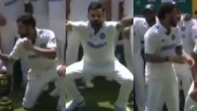 IND vs SA: एल्गर को दिखाया मुक्का, किया भांगड़ा, ट्रॉफी शेयरिंग के दौरान विराट कोहली का दिखा अलग रूप, हंसने लगे अफ्रीकी खिलाड़ी, VIDEO विराट कोहली