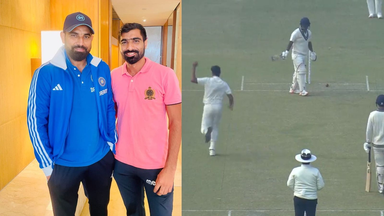 शमी के भाई ने रणजी ट्रॉफी में बरपाया कहर, नितीश राणा की कप्तानी वाली उत्तर प्रदेश कांपी, 60 रन पर ही सिमट गई पूरी टीम  शमी के भाई ने रणजी ट्रॉफी में बरपाया कहर, नितीश राणा की कप्तानी वाली उत्तर प्रदेश कांपी, 60 रन पर ही सिमट गई पूरी टीम