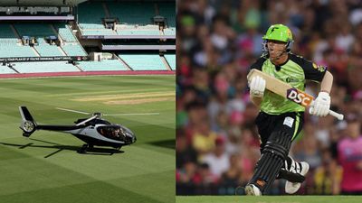 BBL : हेलीकॉप्टर से उतरने के बावजूद टीम को नहीं जिता सके डेविड वॉर्नर, स्टीव स्मिथ की टीम से मिली 19 रन की हार डेविड वॉर्नर