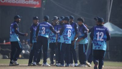 सूर्या ने हैट्रिक समेत 6 विकेट लेकर बरपाया कहर, इशान ने भी किए 2 शिकार, 86 रन से वनडे मैच जीती टीम बागमती के सूर्या तमांग ने 6 विकेट लिए