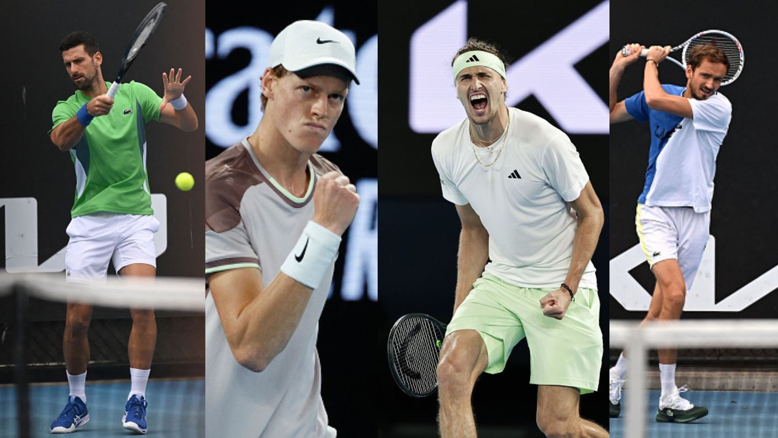 Australian Open 2024: खिताब से दो कदम दूर नोवाक जोकोविच, सिनर से सेमी में सामना, मेदवेदेव- ज्वेरेव भी तैयार Australian Open 2024: खिताब से दो कदम दूर नोवाक जोकोविच, सिनर से सेमी में सामना, मेदवेदेव- ज्वेरेव भी तैयार