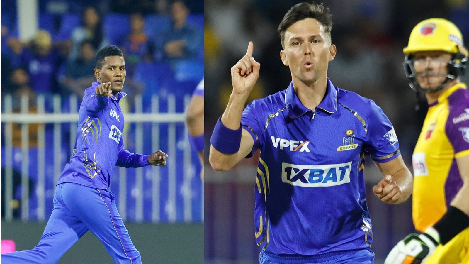 ILT20 : शारजाह में हुसैन और बोल्ट के तूफान से 74 पर सिमटी वॉरियर्स, मुंबई इंडियंस वाली टीम ने 106 रन से दर्ज की बड़ी जीत ILT20 : शारजाह में हुसैन और बोल्ट के तूफान से 74 पर सिमटी वॉरियर्स, मुंबई इंडियंस वाली टीम ने 106 रन से दर्ज की बड़ी जीत