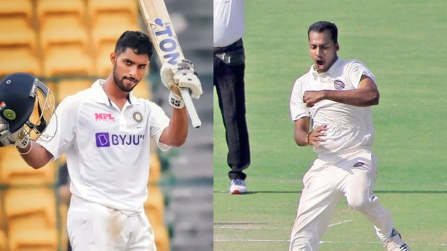 Ranji Trophy Plate League Semifinal : 13 विकेट लेकर तिलक वर्मा के साथी गेंदबाज ने हैदराबाद को सेमीफाइनल में दिलाई बड़ी जीत, मेघालय ने मिजोरम को दी मात एक मैच के दौरान शतक जड़ने के बाद तिलक वर्मा और विकेट लेने के बाद तनय त्यागराजन
