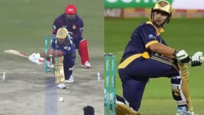 Pakistan Hawk Eye Controversy : पाकिस्तान सुपर लीग में हॉक-आई की गलती से हुआ भयंकर ड्रामा, अब PCB से मांगी माफ़ी, जानें क्या है मामला? पाकिस्तान सुपर लीग में मैच के दौरान शॉट खेलते राइली रूसो (फोटो क्रेडिट - पीएसएल)