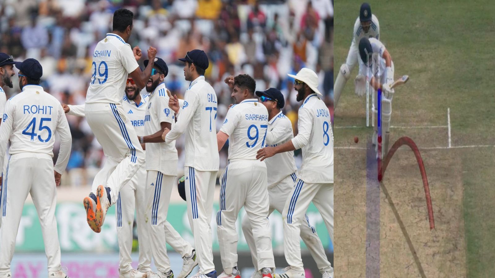 Ranchi Test में थर्ड अंपायर के फैसले ने फिर उठाए सवाल, जो रूट को आउट देने पर बवाल, इंग्लैंड के ड्रेसिंग रूम में लगा जमघट Ranchi Test में थर्ड अंपायर के फैसले ने फिर उठाए सवाल, जो रूट को आउट देने पर बवाल, इंग्लैंड के ड्रेसिंग रूम में लगा जमघट