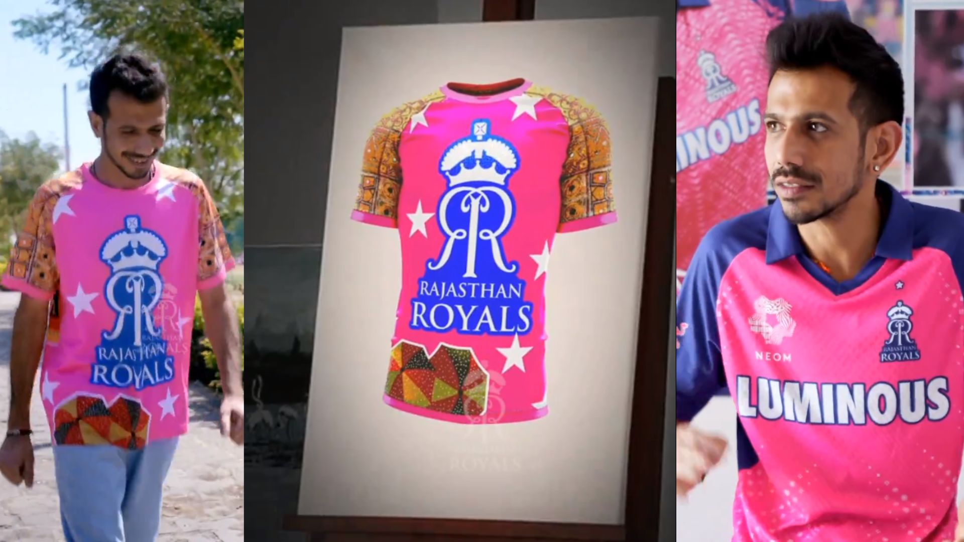 Rajasthan Royals ने IPL 2024 के लिए लॉन्च की जर्सी, राजस्थान की बांधणी डिजाइन ने लगाए चार चांद, चहल का भी रहा रोल, देखिए Video