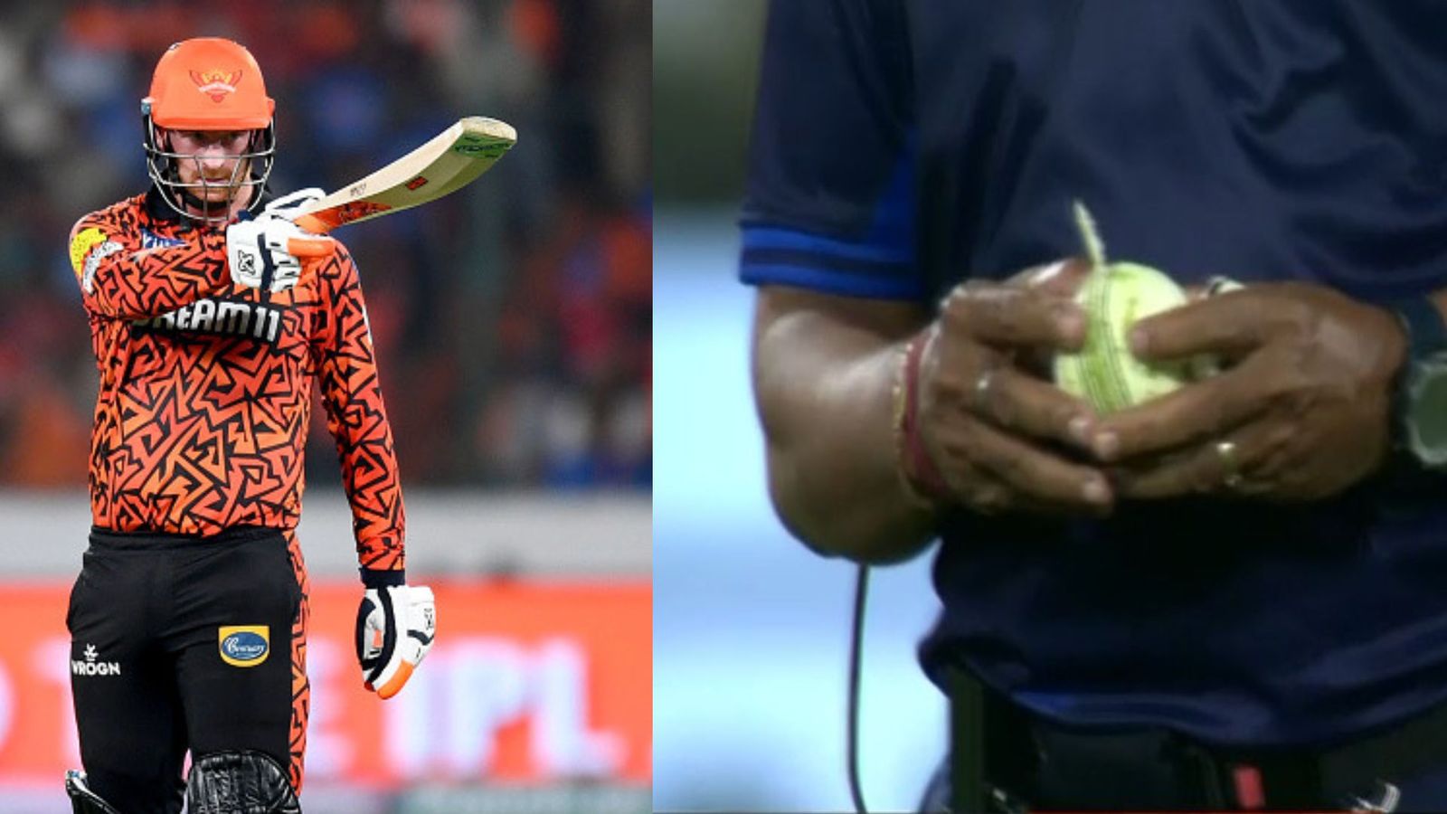 IPL 2024: हैदराबाद के बल्लेबाजों ने गेंद के चिथड़े उड़ाए, अंपायर के हाथ में दिखी बॉल की फोटो ने मचाई धूम  IPL 2024: हैदराबाद के बल्लेबाजों ने गेंद के चिथड़े उड़ाए, अंपायर के हाथ में दिखी बॉल की फोटो ने मचाई धूम
