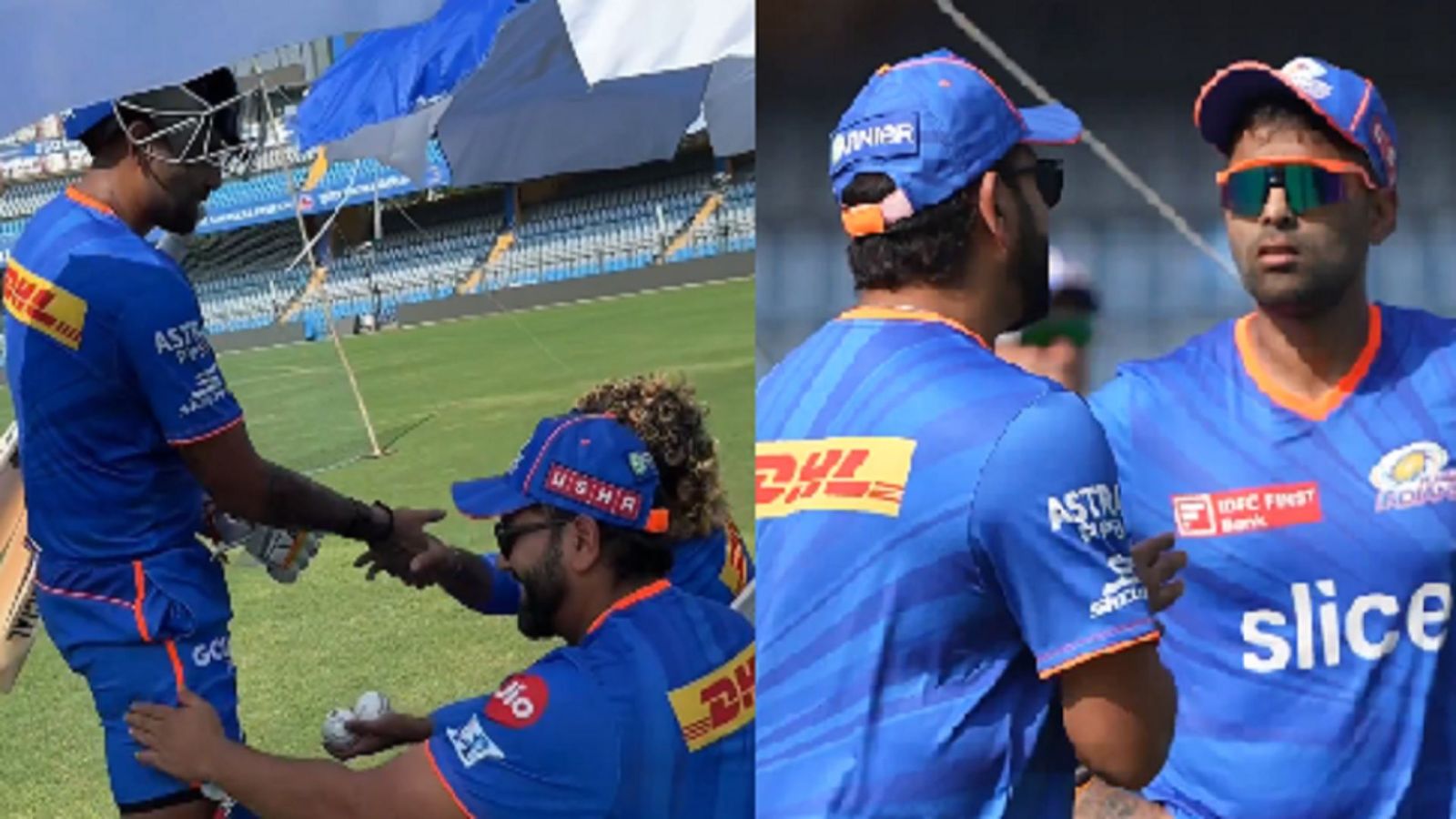 IPL 2024: सूर्यकुमार यादव मैदान पर पहला कदम रखते ही रोहित शर्मा से मिले, मगर हार्दिक पंड्या...,Video IPL 2024: सूर्यकुमार यादव मैदान पर पहला कदम रखते ही रोहित शर्मा से मिले, मगर हार्दिक पंड्या...,Video