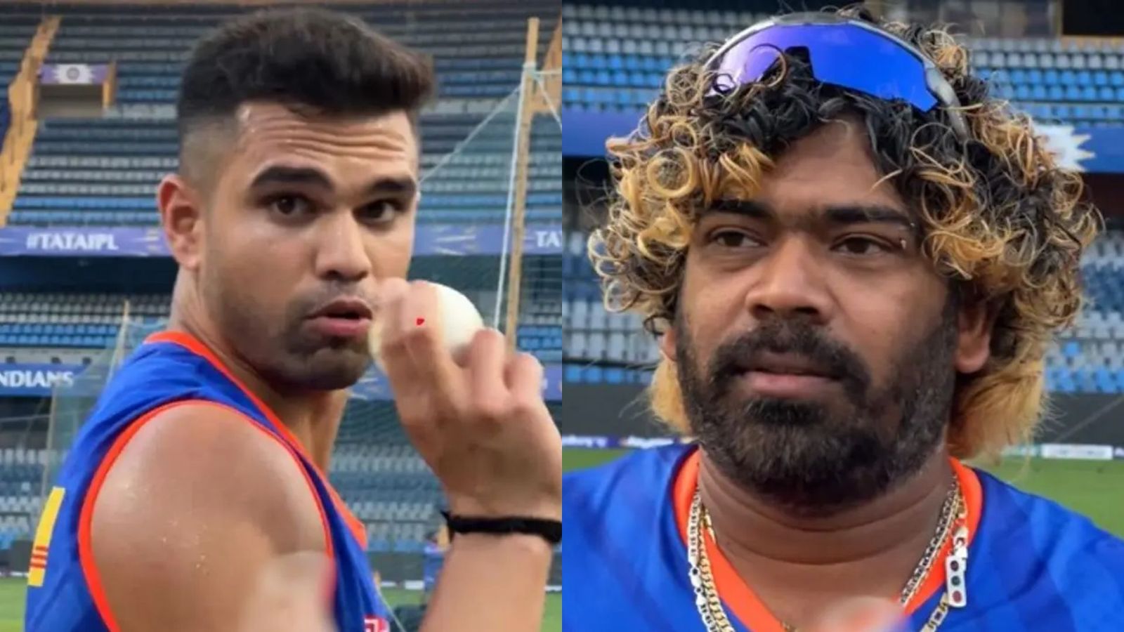 MI vs CSK : सचिन के बेटे अर्जुन तेंदुलकर की गेंदबाजी से खुश नजर आए लसिथ मलिंगा, बताया क्यों उन्हें मुंबई की Playing XI में नहीं मिल रही जगह? MI vs CSK : सचिन के बेटे अर्जुन तेंदुलकर की गेंदबाजी से खुश नजर आए लसिथ मलिंगा, बताया क्यों उन्हें मुंबई की Playing XI में नहीं मिल रही जगह?