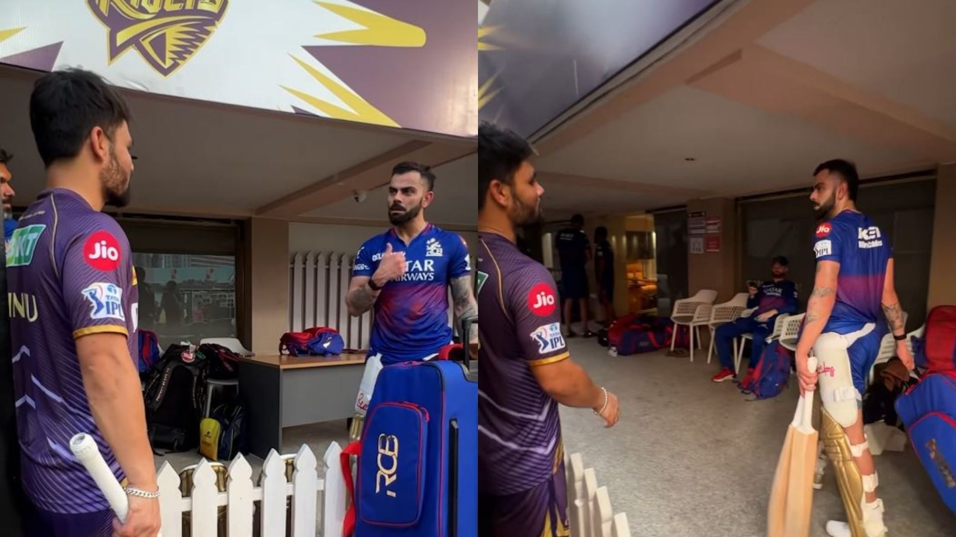 KKR vs RCB: विराट कोहली को रिंकू सिंह पर आया गुस्सा, कहा- मैं क्या करूं तेरा बैट टूट गया तो, तेरी वजह से मेरी जो...VIDEO