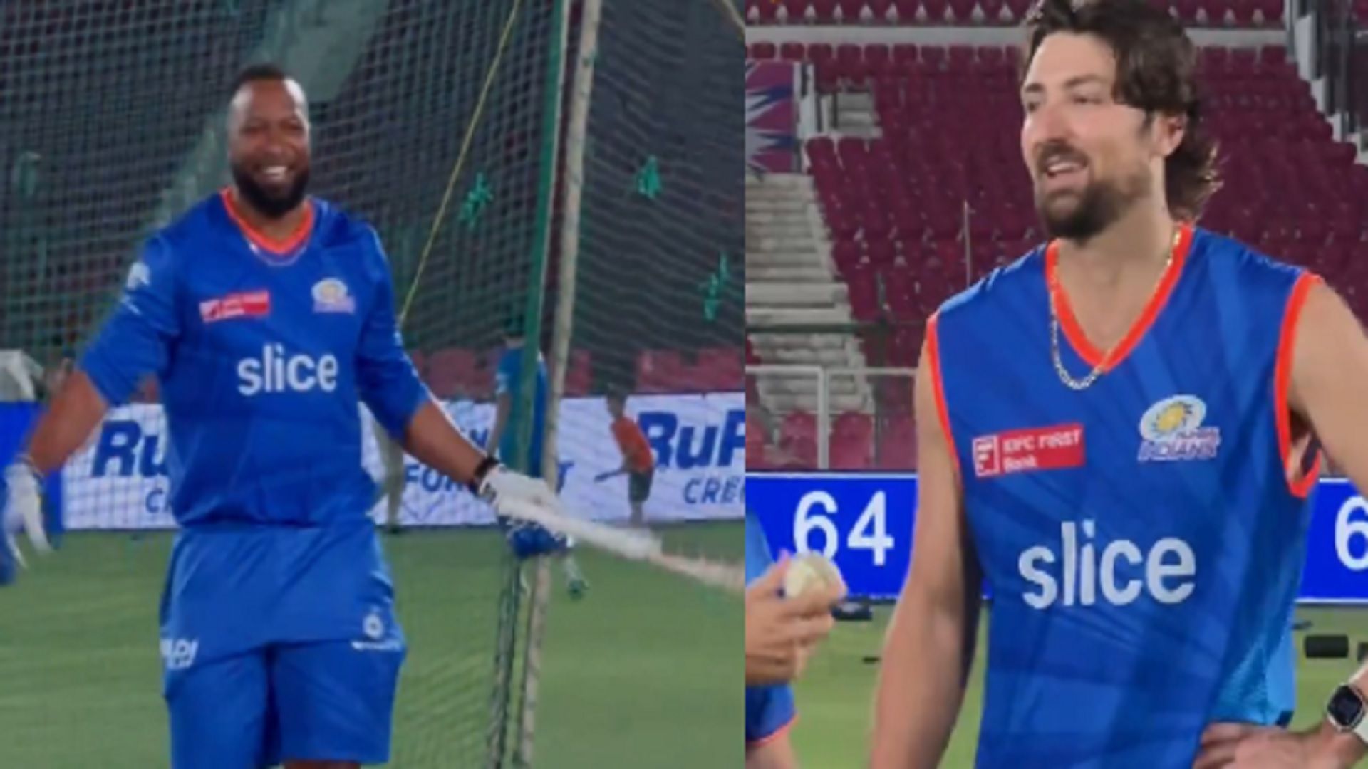 IPL 2024: कायरन पोलार्ड ने सजा के बाद उड़ाई टिम डेविड की धज्जियां,  मुंबई इंडियंस के कोच का Video वायरल IPL 2024: कायरन पोलार्ड ने सजा के बाद उड़ाई टिम डेविड की धज्जियां,  मुंबई इंडियंस के कोच का Video वायरल