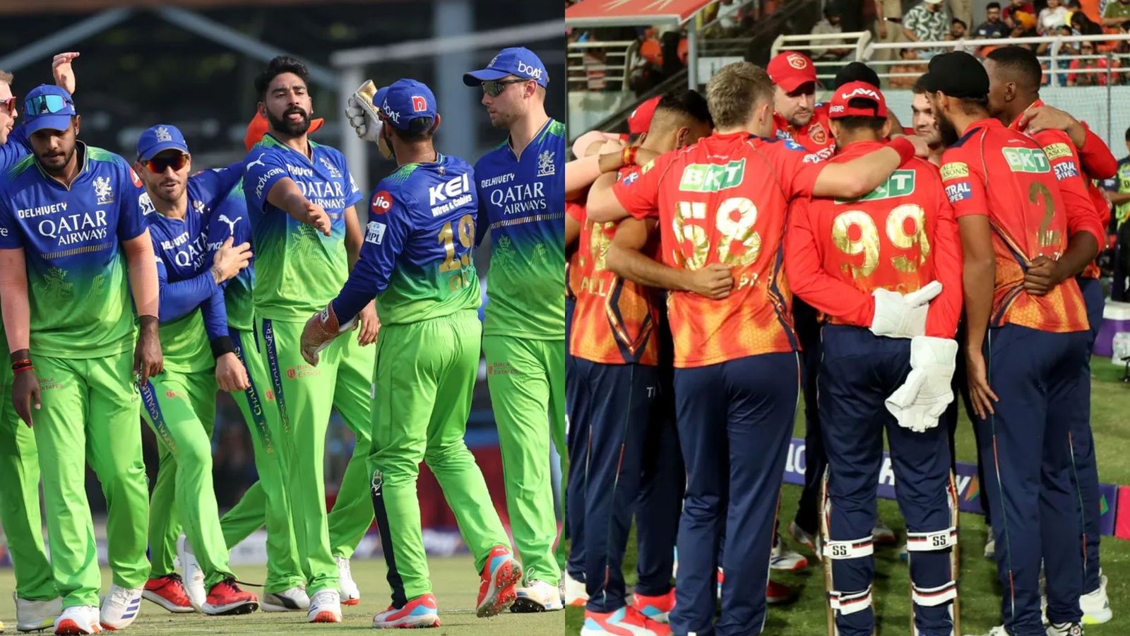 IPL 2024 Points Table : बेंगलुरु और पंजाब पर प्लेऑफ की दौड़ से बाहर होने का खतरा, केकेआर और गुजरात से हार के बाद राह हुई मुश्किल! IPL 2024 Points Table : बेंगलुरु और पंजाब पर प्लेऑफ की दौड़ से बाहर होने का खतरा, केकेआर और गुजरात से हार के बाद राह हुई मुश्किल!