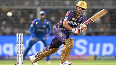 मुंबई के खिलाफ मैच से पहले पूरी रात नहीं सो पाए थे नीतीश राणा, डेढ़ महीने बाद वापसी करने के बाद बोले- बहुत टेंशन में था, अकेले बैठता तो... मुंबई इंडियंस के खिलाफ शॉट लगाते नीतीश राणा