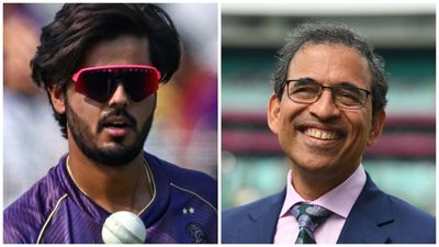 GT vs KKR: 'वो दिखा नहीं सकता', नीतीश राणा ने हर्षा भोगले को किया ट्रोल, दिया ऐसा जवाब कि छूट गई हंसी, VIDEO गेंद घूमाते नीतीश राणा और हर्षा भोगले