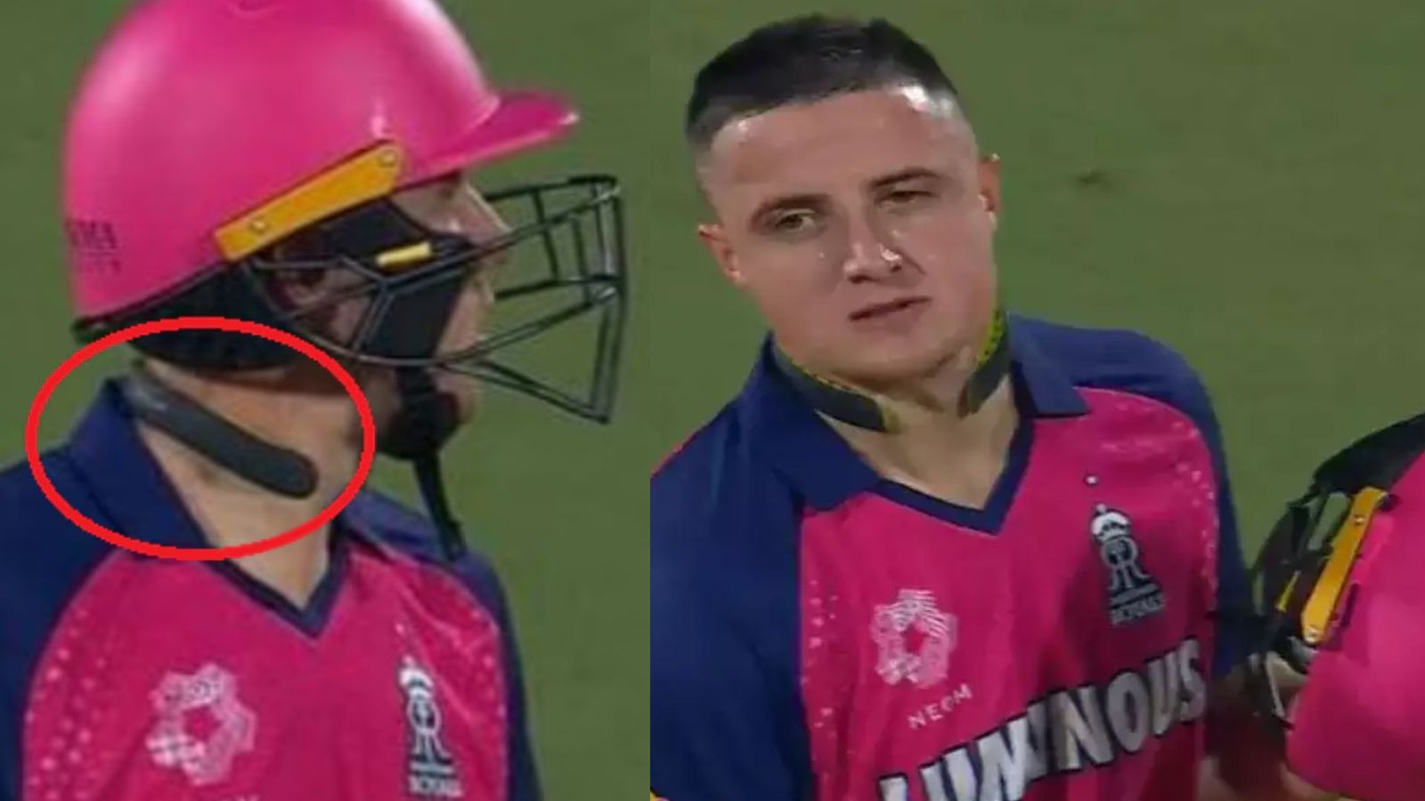 New Device in Cricket : राजस्थान रॉयल्स के बैटर ने गले में पहनी अनोखी डिवाइस, सोशल मीडिया में मचा हंगामा, जानें क्या है खासियत और इसकी कीमत? New Device in Cricket : राजस्थान रॉयल्स के बैटर ने गले में पहनी अनोखी डिवाइस, सोशल मीडिया में मचा हंगामा, जानें क्या है खासियत और इसकी कीमत?