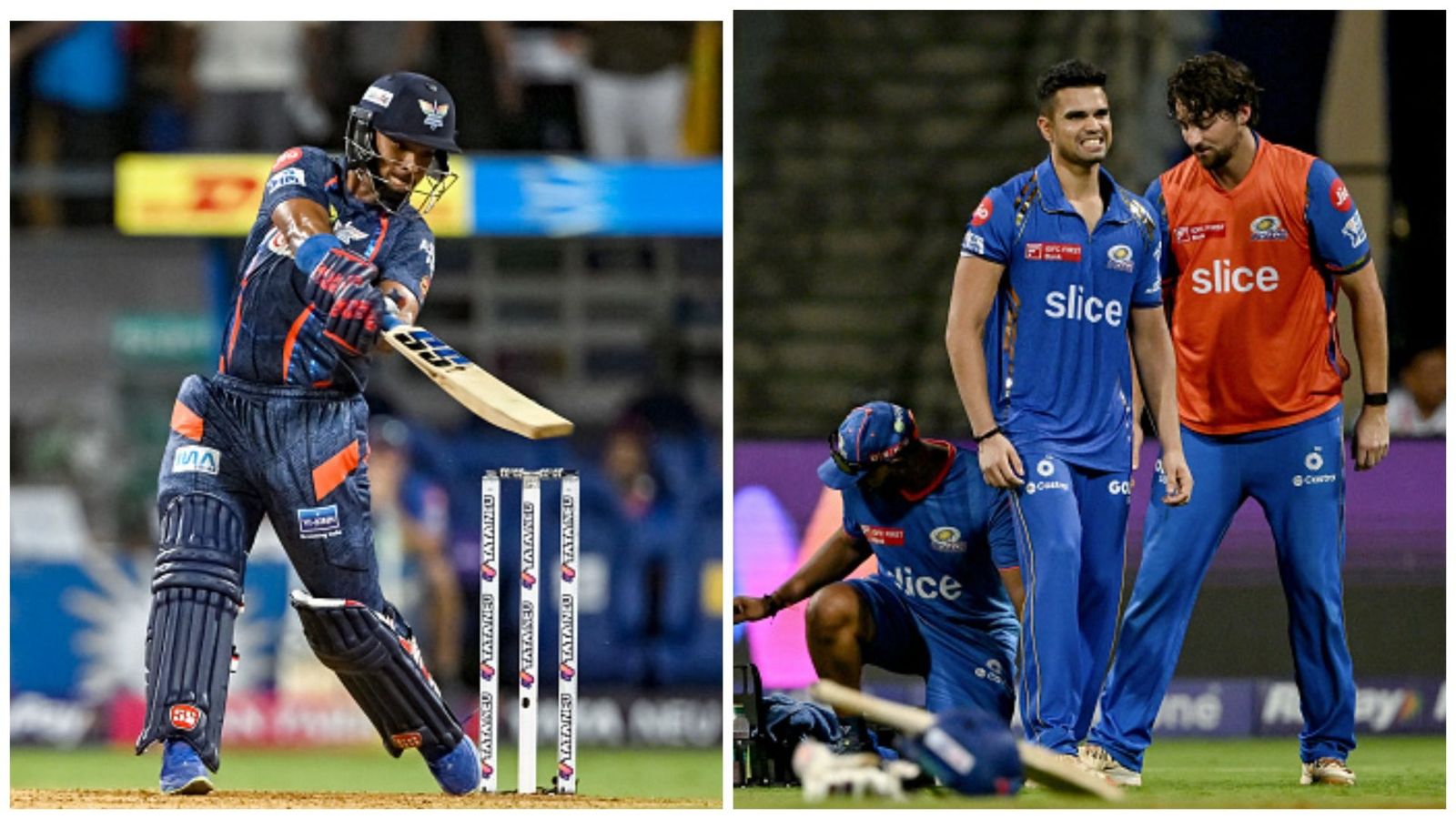 MI vs LSG: निकोलस पूरन ने अर्जुन तेंदुलकर को जड़े लगातार दो छक्के तो गेंदबाज चला गया मैदान के बाहर, बड़ी वजह आई सामने MI vs LSG: निकोलस पूरन ने अर्जुन तेंदुलकर को जड़े लगातार दो छक्के तो गेंदबाज चला गया मैदान के बाहर, बड़ी वजह आई सामने