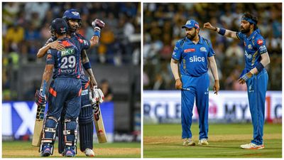 MI vs LSG: पूरन- राहुल के बूते लखनऊ की 18 रन से शाही जीत तो आखिरी मैच में भी हार्दिक की मुंबई को मिली हार, 10 में पस्त मुंबई अर्धशतक ठोकने के बाद जश्न मनाते राहुल- पूरन, फील्डिंग सेट करते रोहित- पंड्या