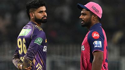 RR vs KKR: क्वालिफाययर एक में जगह पक्की करने उतरेगी राजस्थान रॉयल्स, सामने कोलकाता की चुनौती , जानें दोनों टीमों का Head to Head Record और LIVE Streaming कोलकाता के कप्तान श्रेयस अय्यर (बाएं) और राजस्थान के कप्तान श्रेयस अय्यर (दाएं)