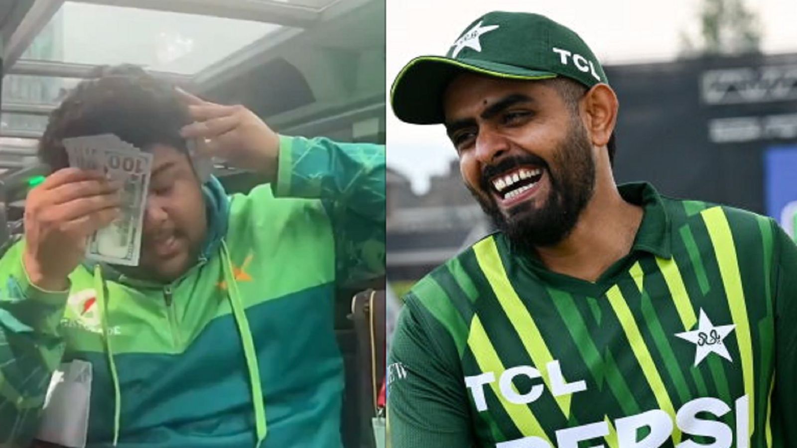 बाबर आजम और आजम खान की इंग्लैंड में घटिया हरकत, नोटों से पोंछा अपना पसीना, फिर पूरी पाकिस्तानी टीम ने...Video बाबर आजम और आजम खान की इंग्लैंड में घटिया हरकत, नोटों से पोंछा अपना पसीना, फिर पूरी पाकिस्तानी टीम ने...Video