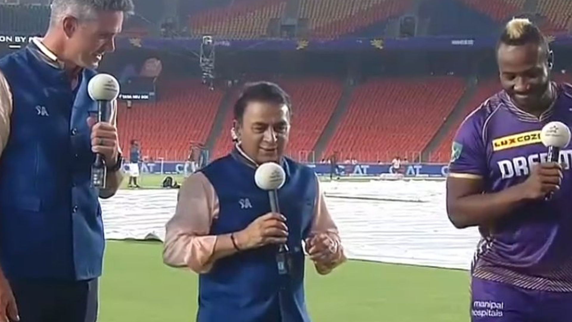 KKR vs SRH : केकेआर के आंद्रे रसेल ने फाइनल में जाते ही आरसीबी को दो चेतावनी, सुनील गावस्कर के सामने कहा - हम पूरी तरह से...